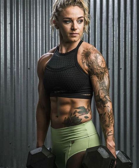 Beautiful Strong Crossfit Female Body